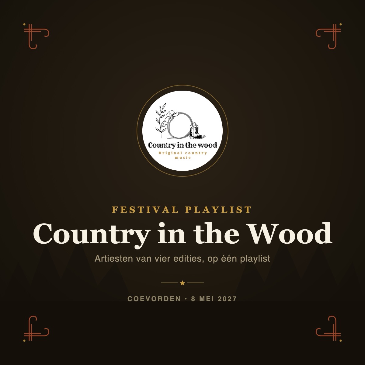 Country in the Wood festivalplaylist artwork